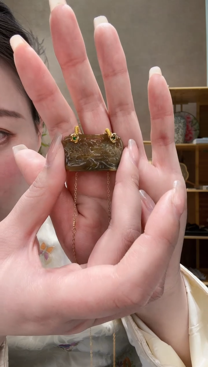 【闪购商品】翡翠颈饰未镶嵌吊坠