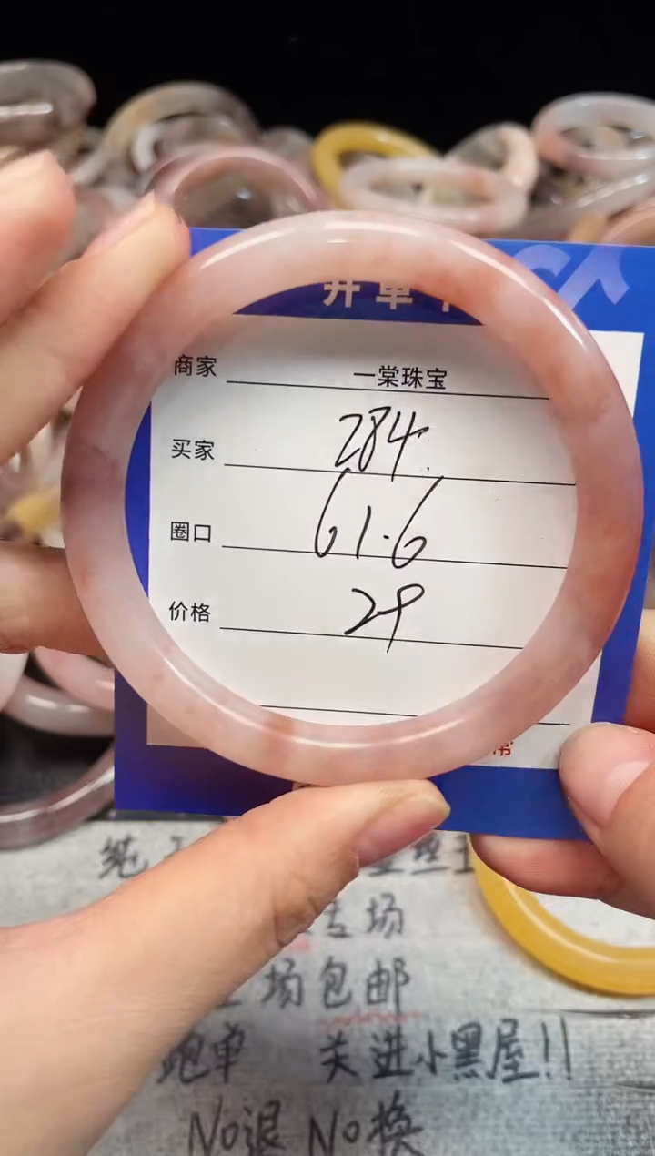 未镶嵌手镯石英质玉284