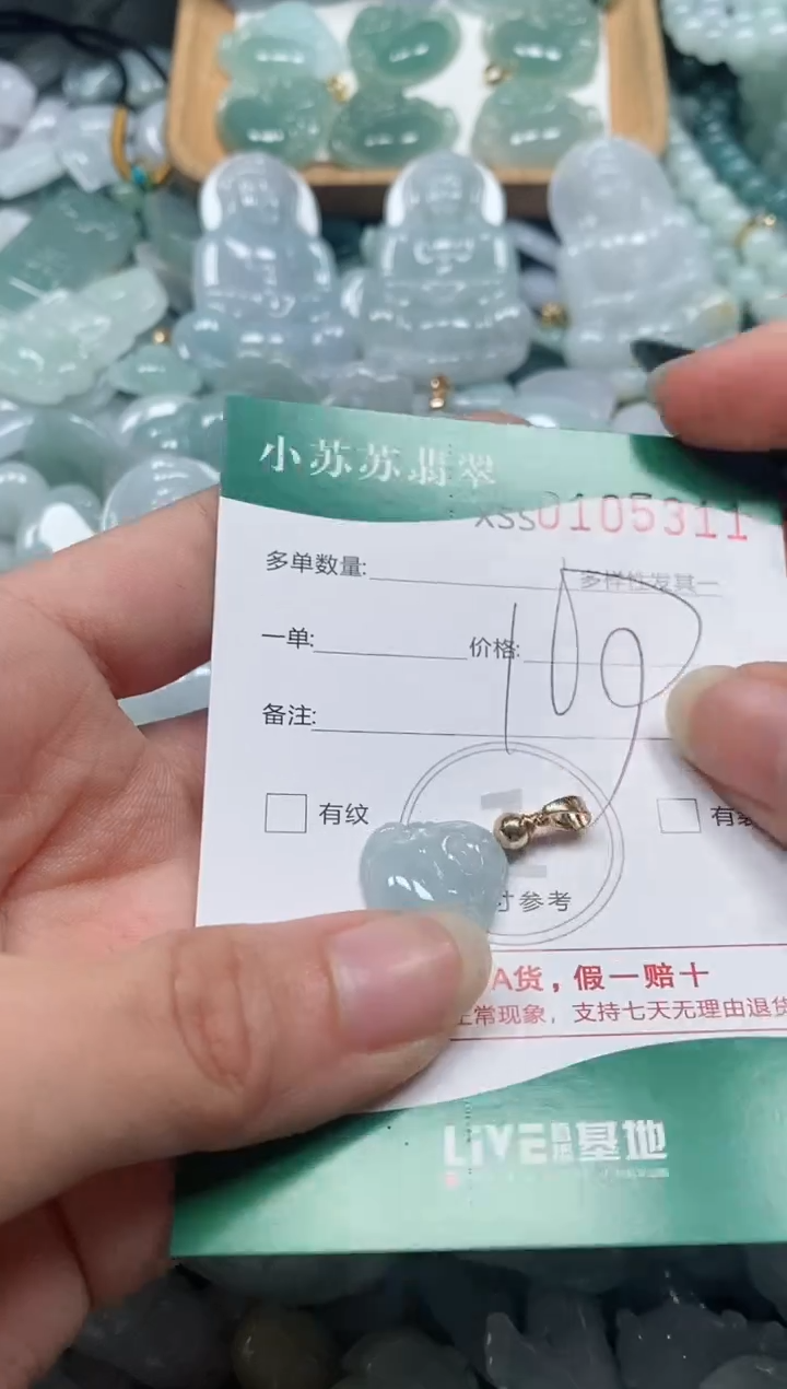 【闪购商品】翡翠颈饰未镶嵌闪购商品0105311