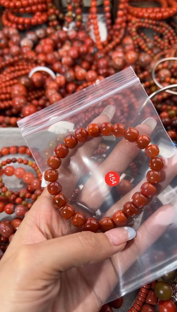 未镶嵌手串南红玛瑙9+