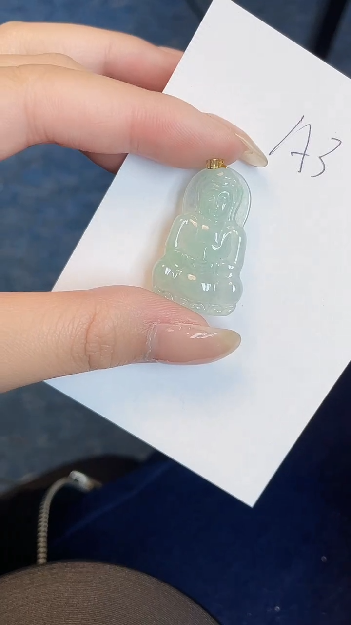 【闪购商品】翡翠颈饰18K金镶嵌00000000