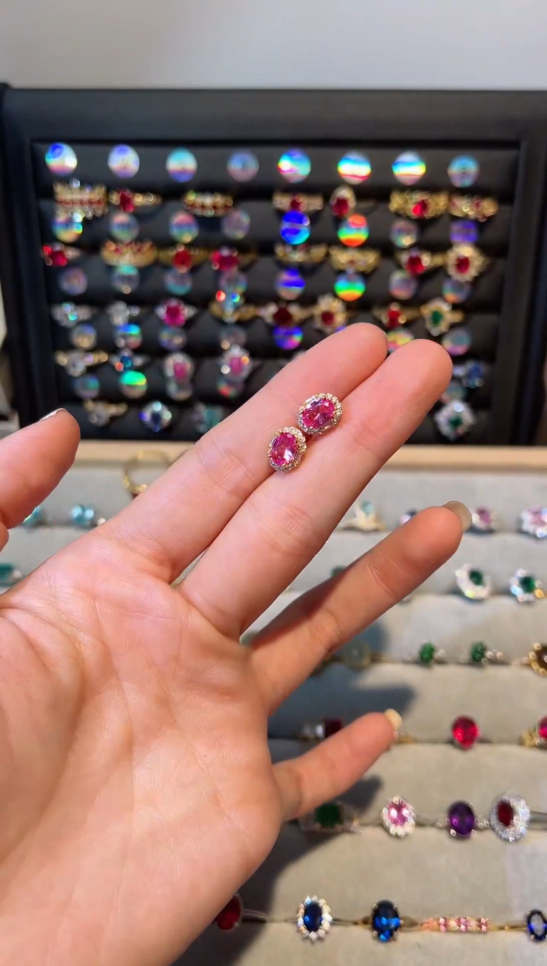 【闪购商品】蓝宝石耳饰银S925镶嵌00000