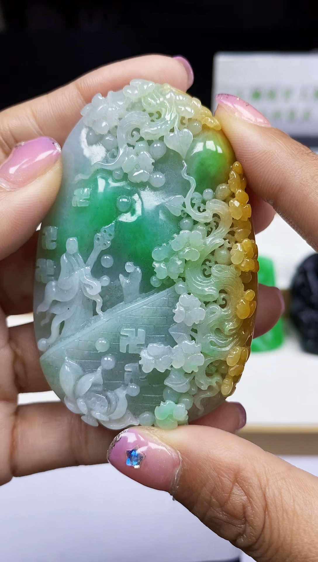 【闪购商品】定制翡翠未镶嵌翡翠A货