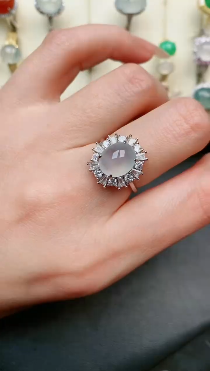 【闪购商品】翡翠戒指银S925镶嵌.....