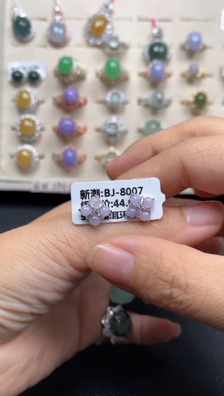 【闪购商品】翡翠戒指银S925镶嵌1111111