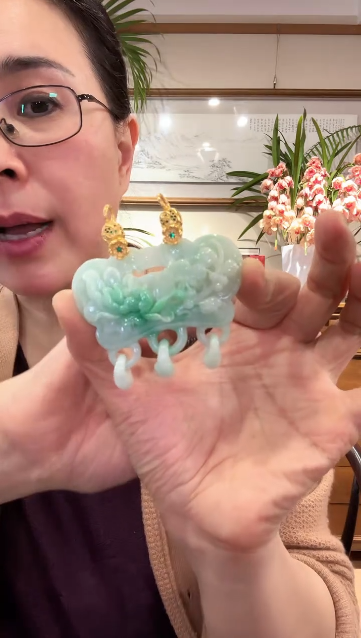 【闪购商品】翡翠颈饰未镶嵌国风