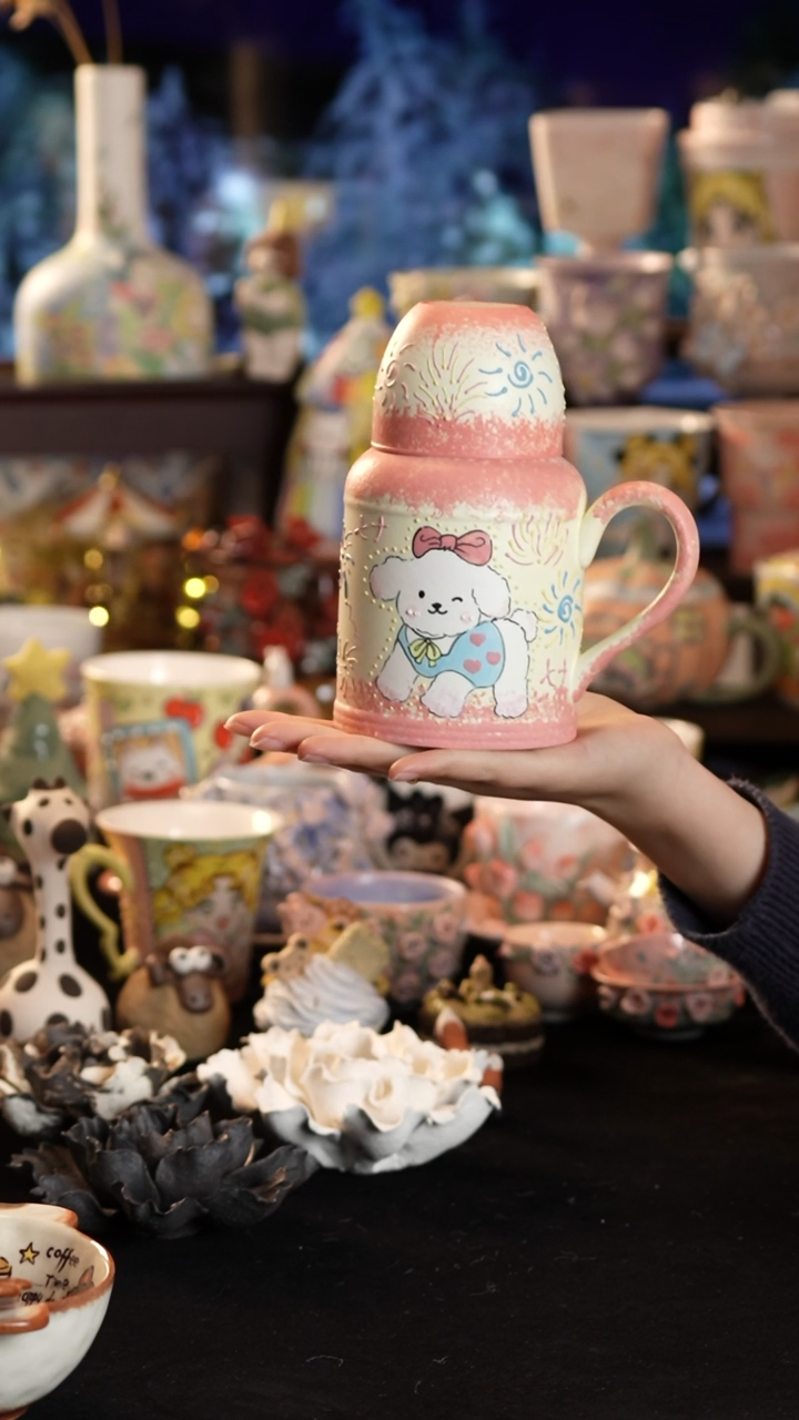 其他陶景德镇釉下彩手绘设计师款陶瓷