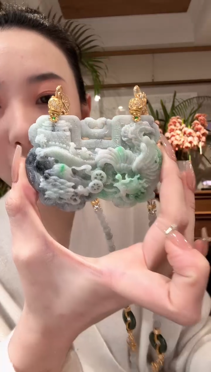 【闪购商品】翡翠颈饰未镶嵌国风