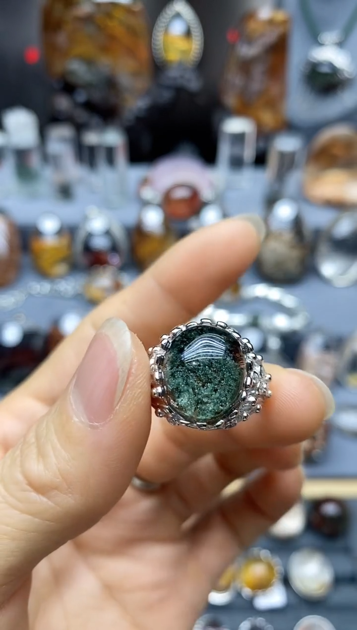 【闪购商品】水晶戒指银S925镶嵌水晶水晶