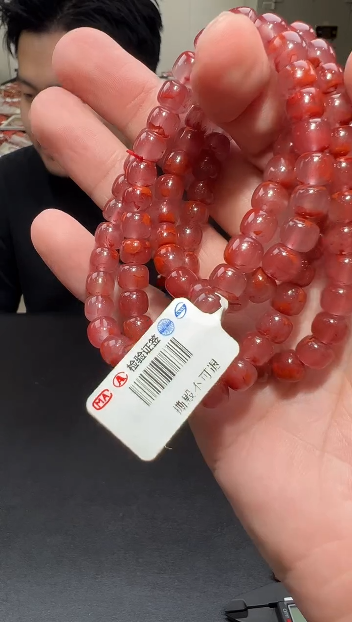 【闪购商品】南红玛瑙手链未镶嵌天然南红7mm/ht88363多样性发货