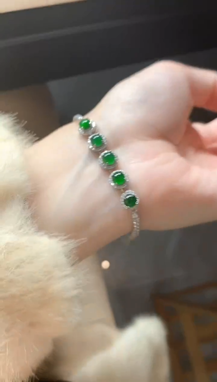 银S925镶嵌戒指翡翠5151-10