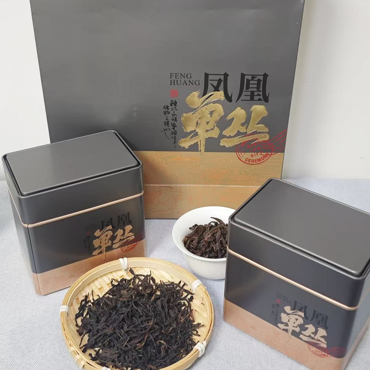 浓香春茶凤凰单枞茶蜜兰香凤凰单丛茶 潮州单从茶250g罐装