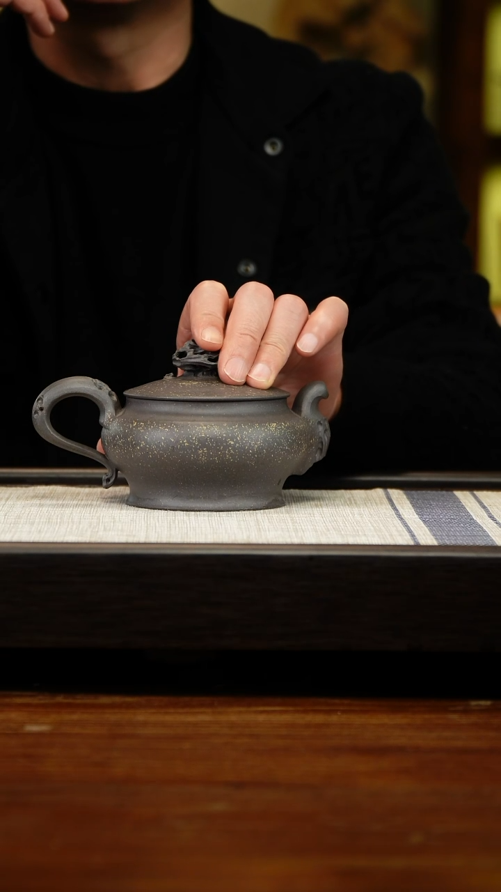 茶壶紫砂全手工天青风云壶