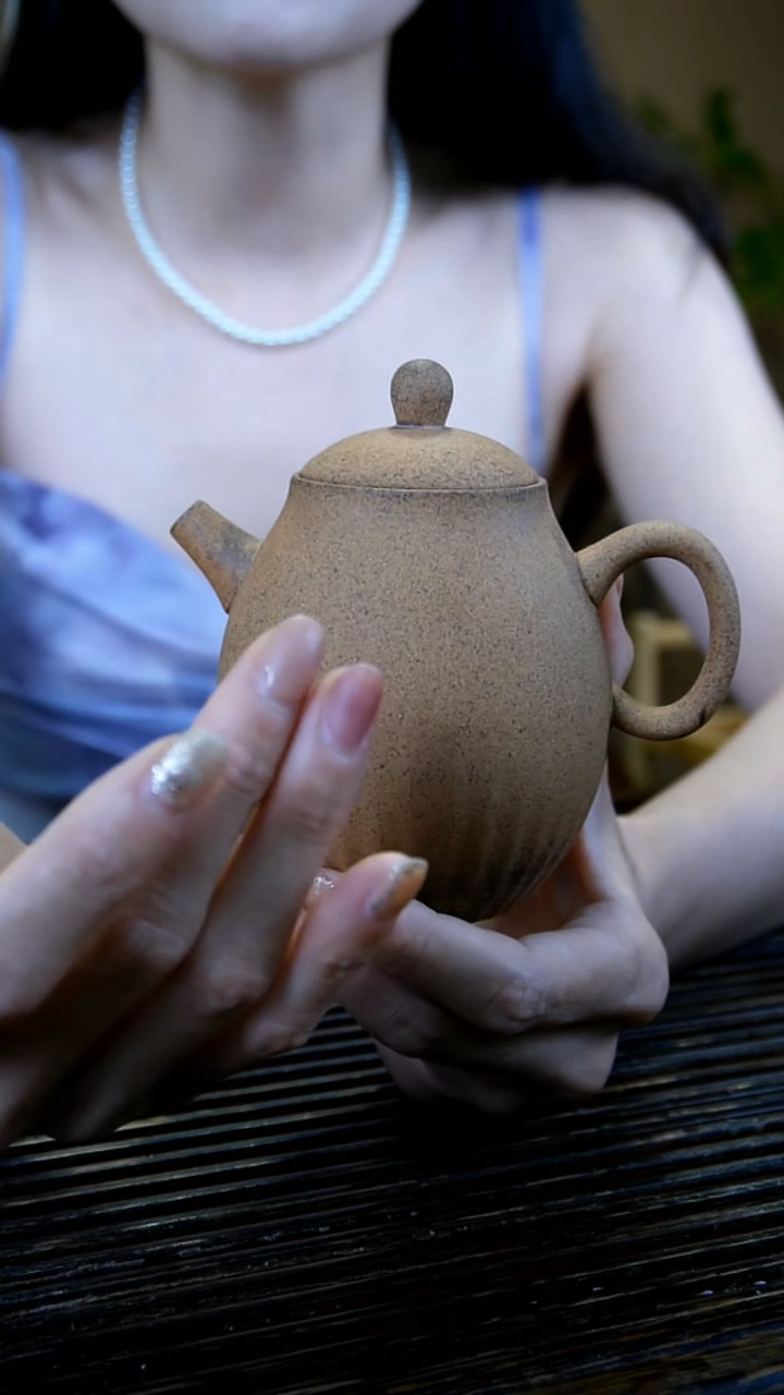 原矿老岩泥 黄泥段 文旦壶