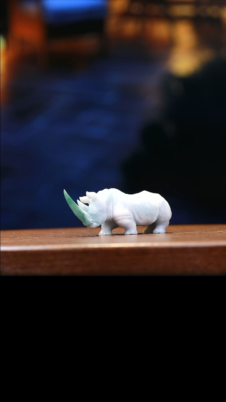 【闪购商品】翡翠摆件未镶嵌犀牛