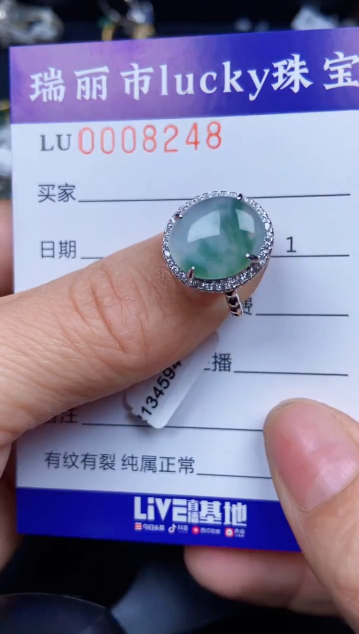 【闪购商品】翡翠颈饰银S925镶嵌8248