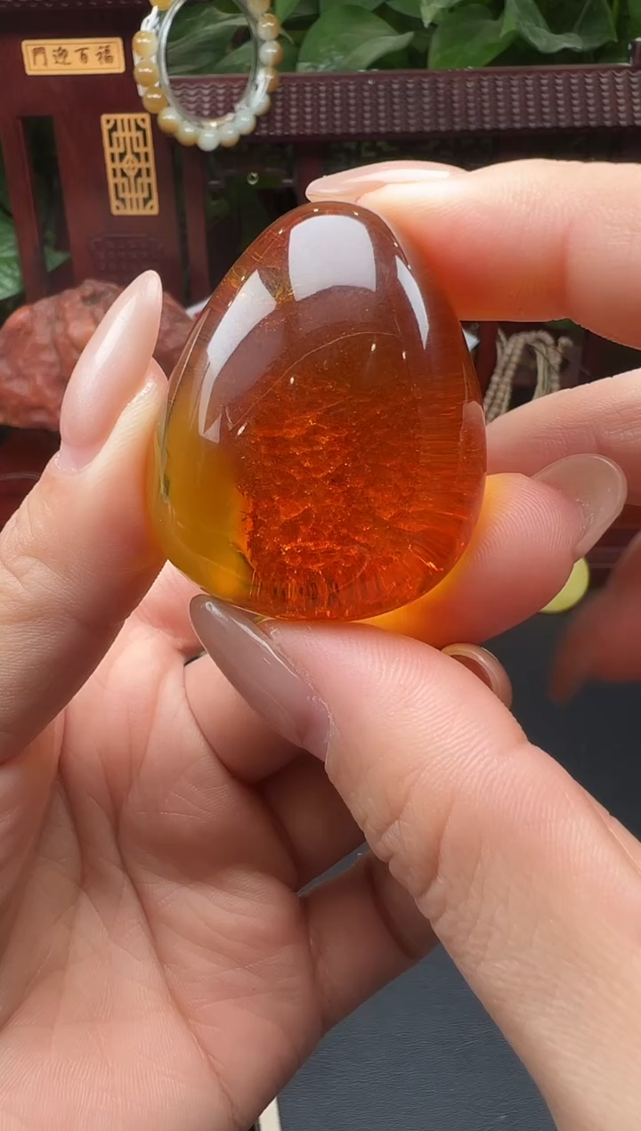 琥珀颈饰未镶嵌吊坠多样性发其一 ml01