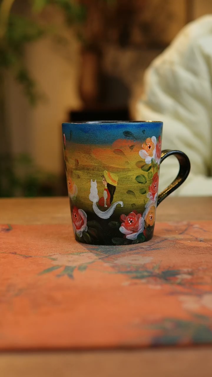 【闪购商品】瓷片1661景德镇手工手绘釉下彩高温瓷