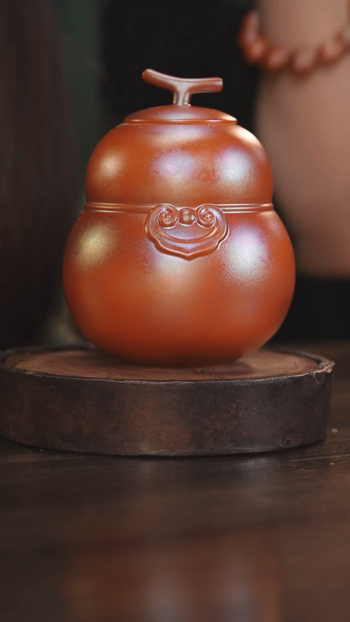 【闪购商品】杯20柴房陶瓷丨金红茶叶罐