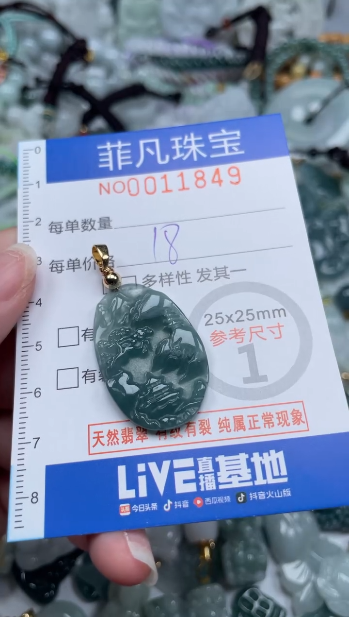 颈饰未镶嵌翡翠11849