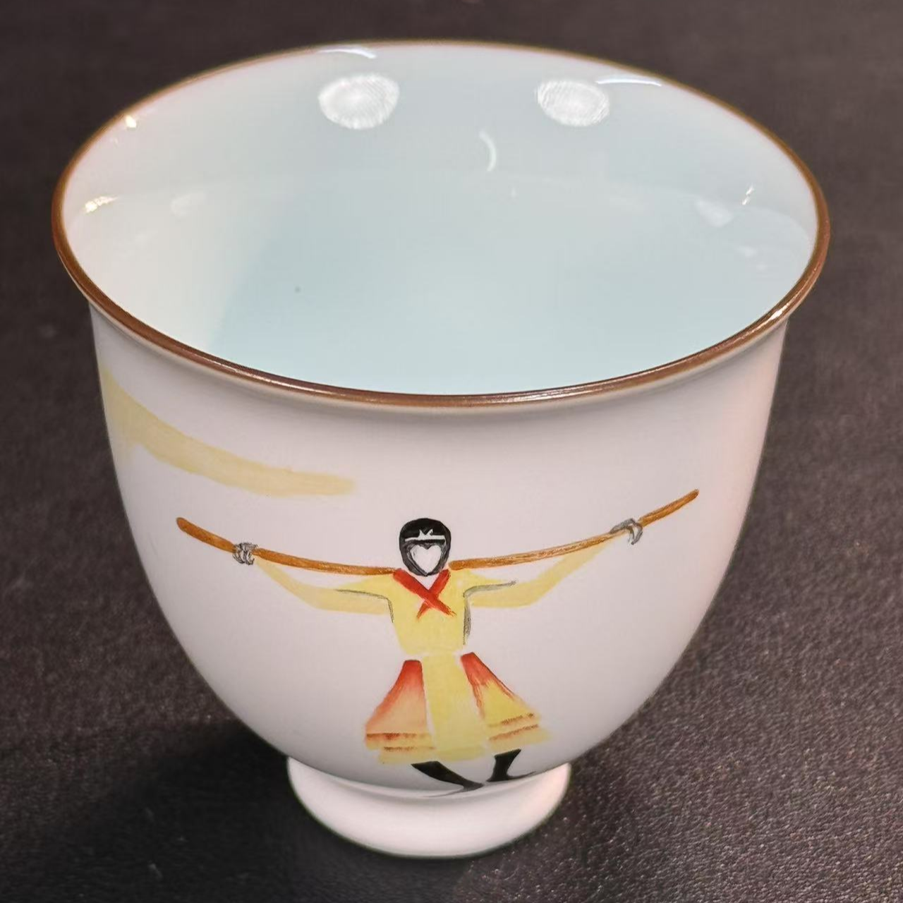 【央博供应链】粉丝专属礼悟空铃铛杯景德镇纯手绘