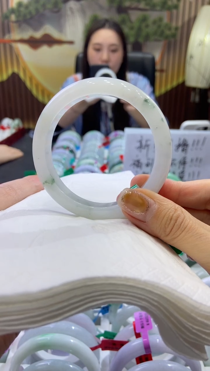 未镶嵌手镯翡翠0006490