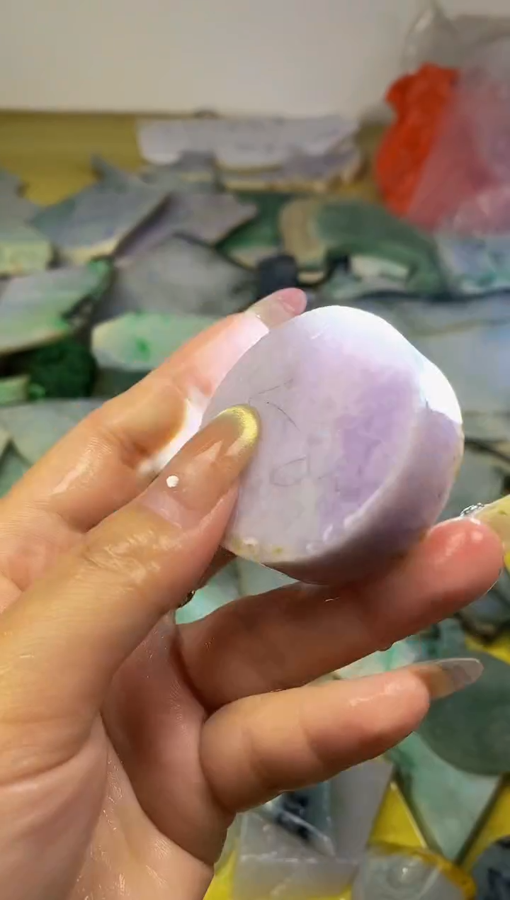 颈饰未镶嵌翡翠定制天然缅甸翡翠A货009