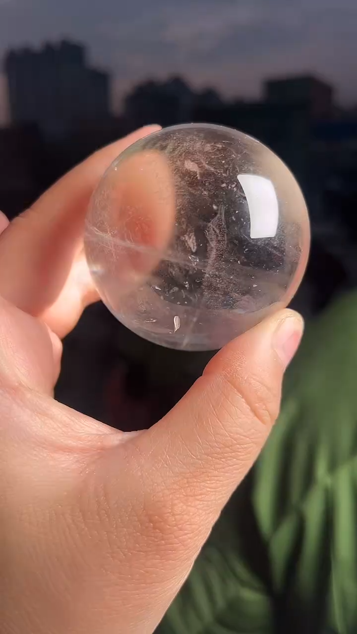 【闪购商品】水晶水晶球未镶嵌天然多样性发一58mm