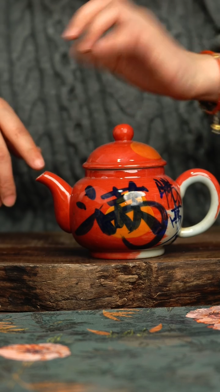 【闪购商品】杯釉下彩手工手绘同款陶器