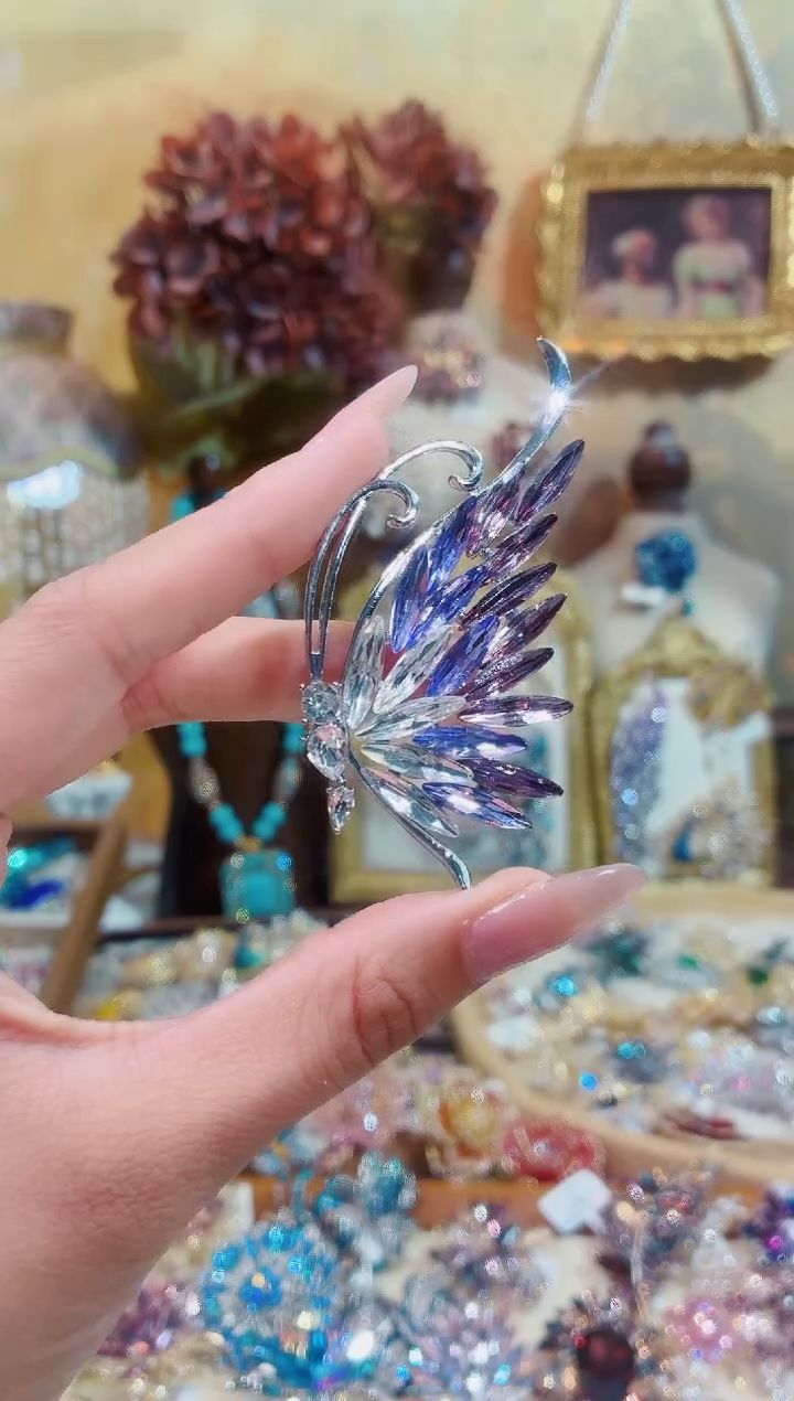 合成立方氧化锆铜合金紫仙蝶