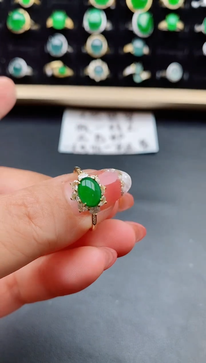 【闪购商品】翡翠戒指银S925镶嵌121212