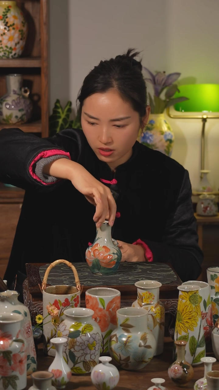 【闪购商品】摆件景德镇纯手工陶瓷花器