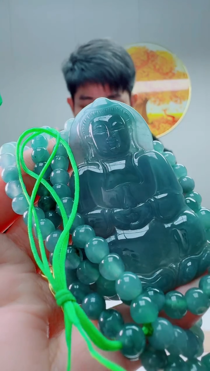 翡翠未镶嵌颈饰多样性随机发其一