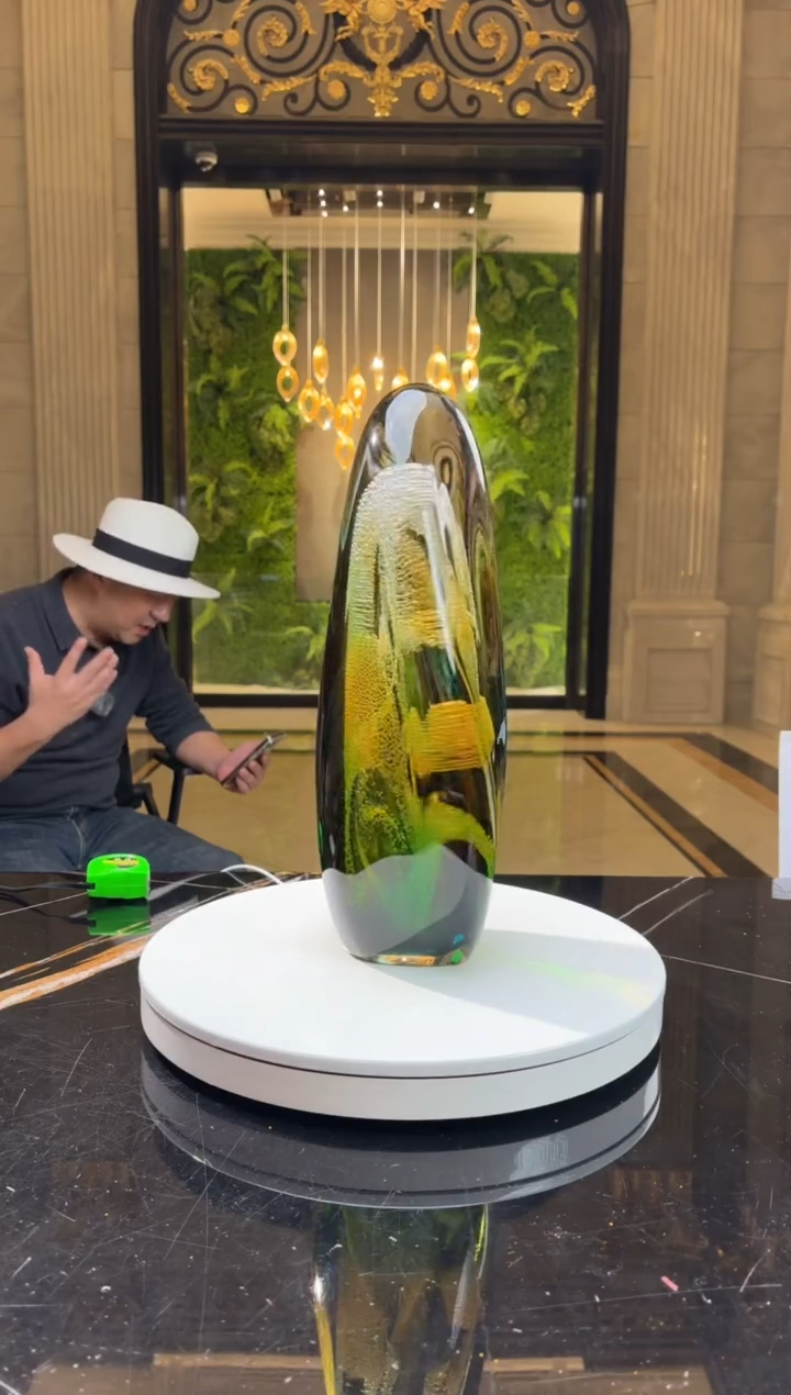 【闪购商品】茶宠月虹琉璃艺术摆件E147