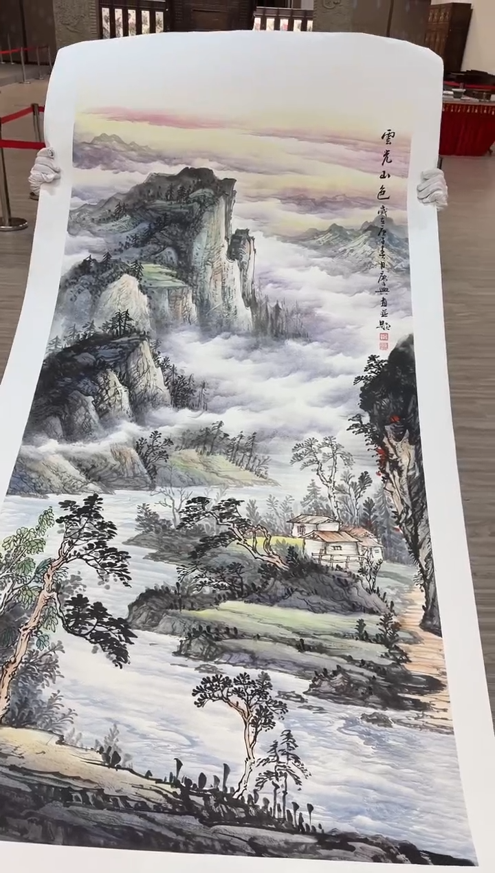 国画59赵隆轩美术馆李庆兴老师作品