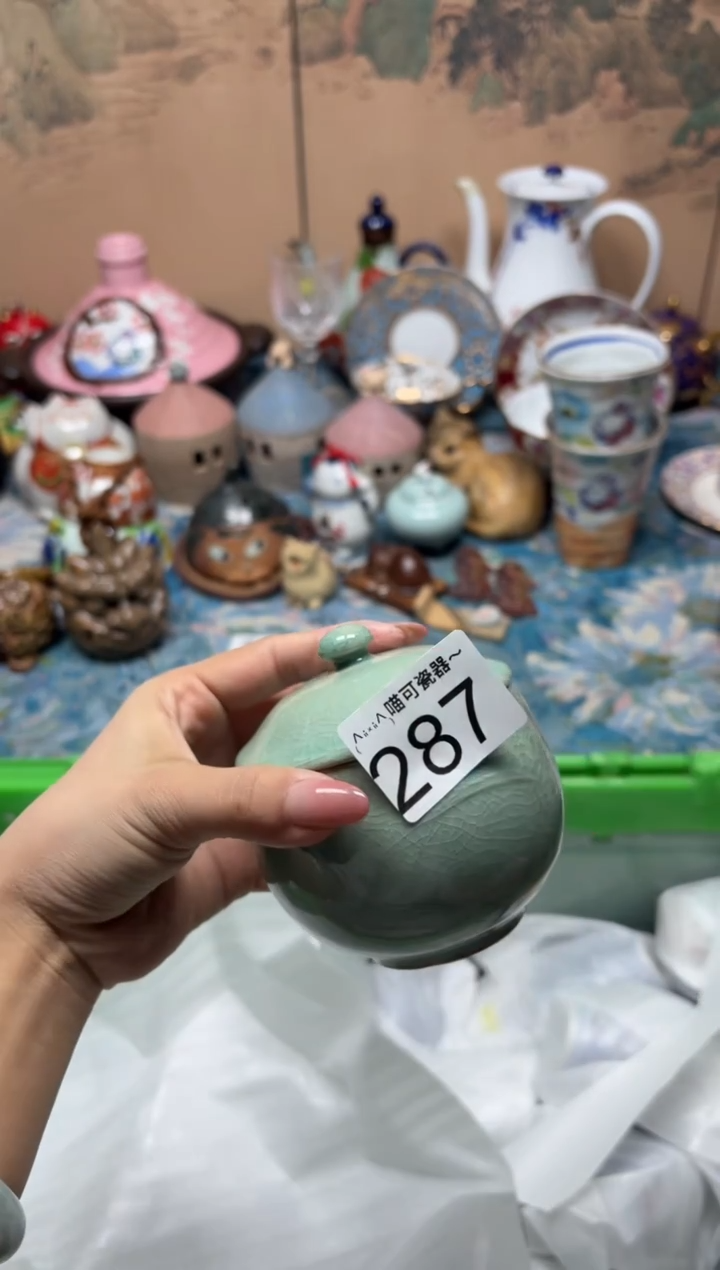 手工艺品钧瓷硬****呱287