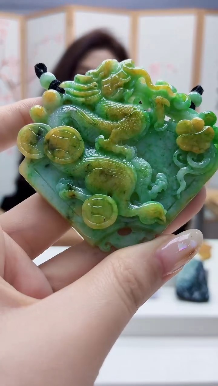 未镶嵌定制翡翠4829jw-毛货挂件43