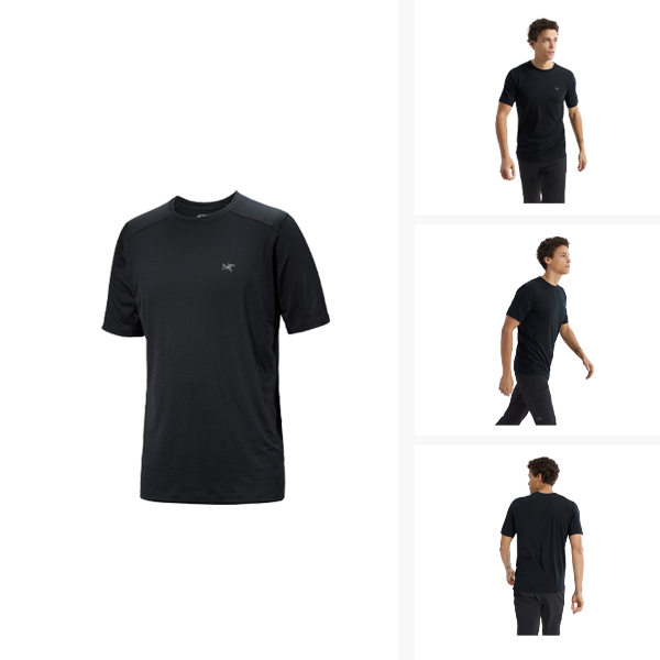 【Arcteryx|始祖鸟】Ionia Merino专业登山羊毛短袖吸湿排汗抗菌