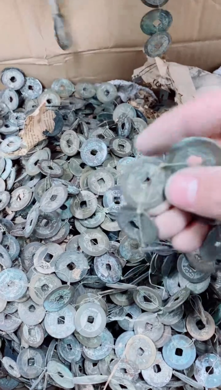 【闪购商品】铜清代古钱币十组