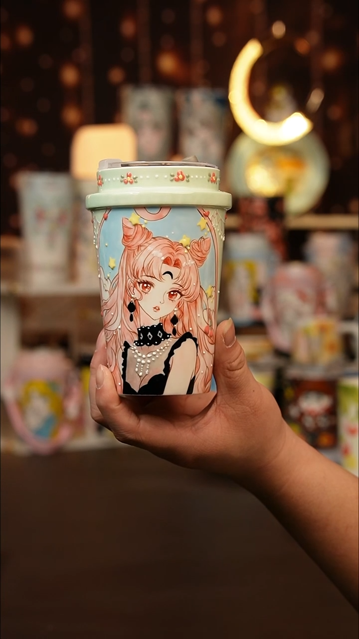 (玉泥）景德镇手工手绘文创陶瓷杯