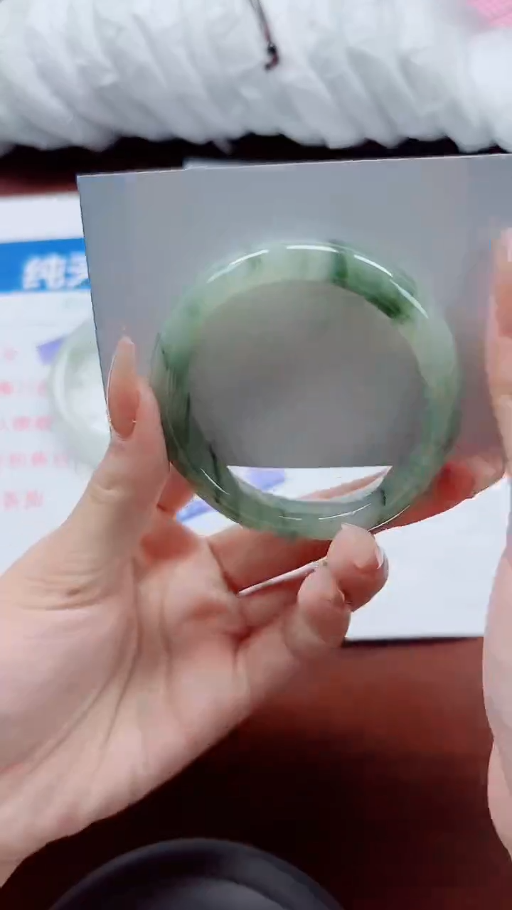 石英质玉手镯未镶嵌A113-54.55