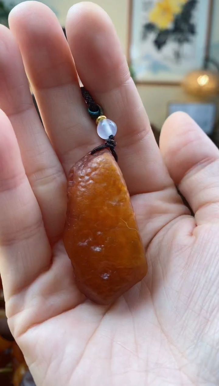 【闪购商品】琥珀颈饰未镶嵌吊坠