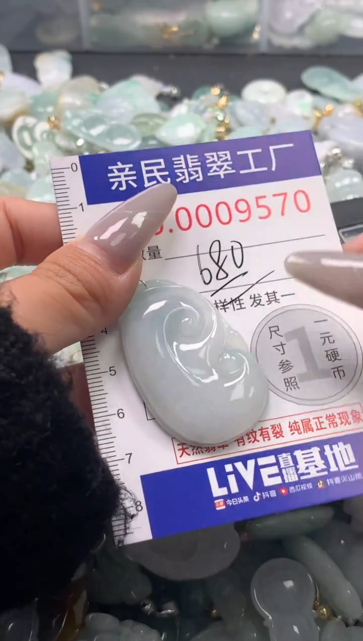 颈饰未镶嵌翡翠9570