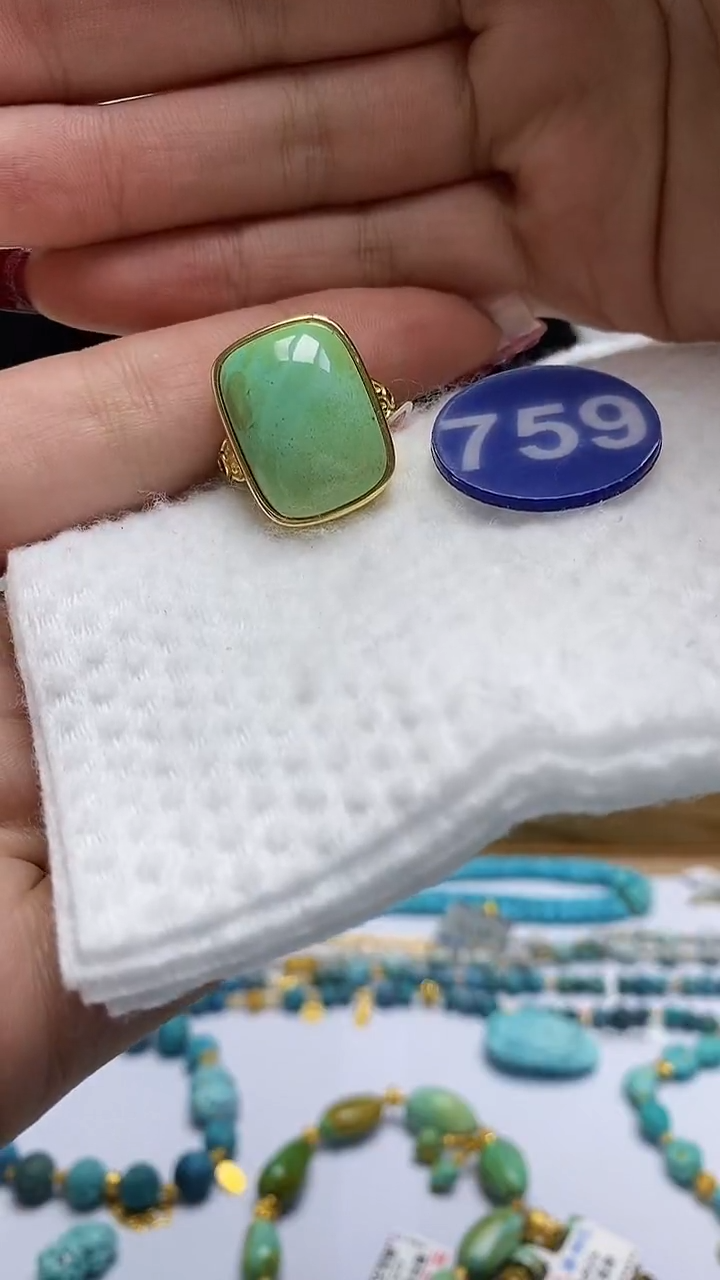 【闪购商品】绿松石戒指合金759戒指