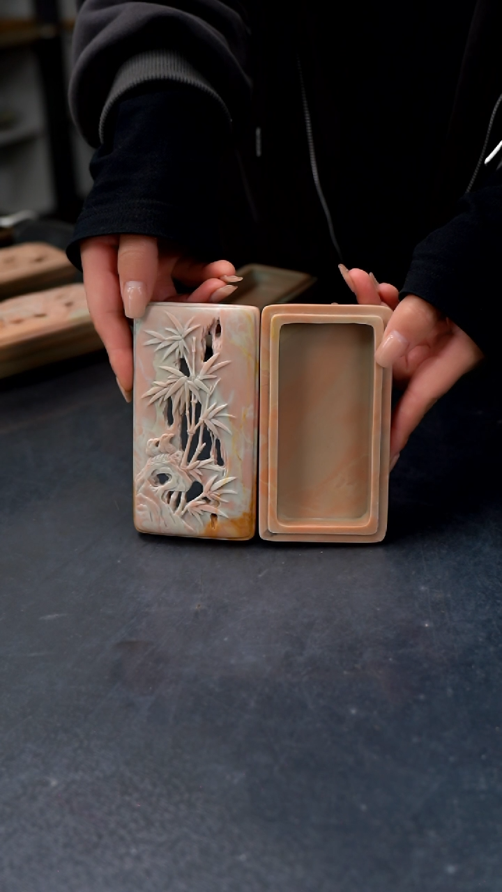 【闪购商品】苴却砚竹子香炉砚台
