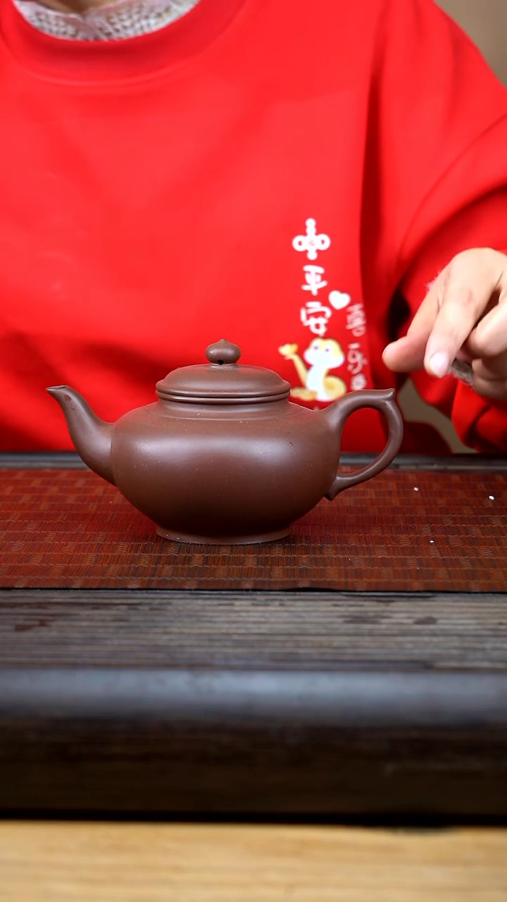 【闪购商品】紫砂茶壶老紫泥笑樱微瑕不退不换