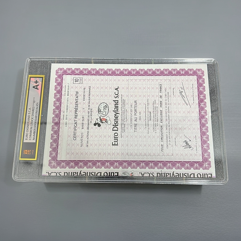 非法定货币欧x洲迪士尼纸质票证（已兑付，以实际为准）9008-HZ