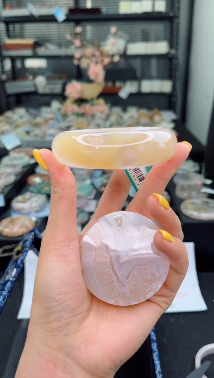 【闪购商品】石英质玉未镶嵌手镯56圈口（赠品镯心）1881363