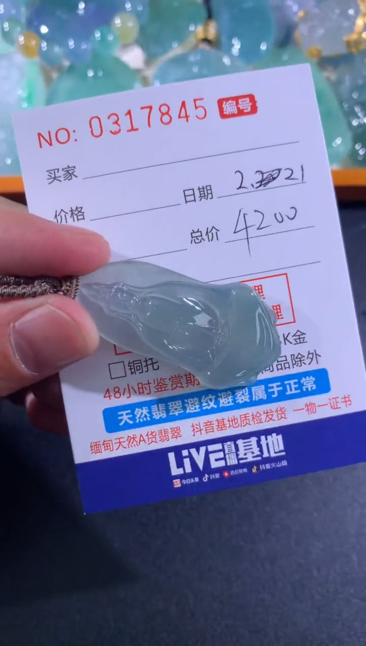 【闪购商品】翡翠颈饰未镶嵌天然A货翡翠