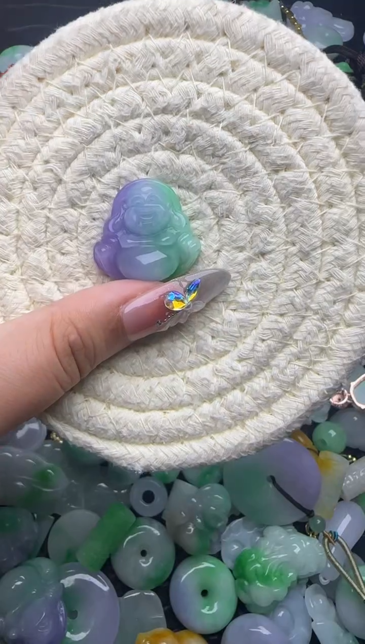 翡翠未镶嵌颈饰天然缅甸翡翠吊坠
